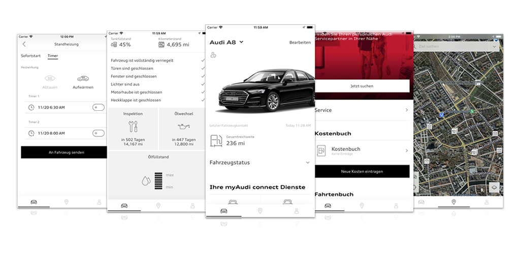 Online-Portal for automotive group